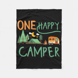 Cobertor De Velo Feliz Camper Feliz Férias De Verão Que Corresponde