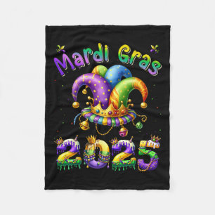 Cobertor De Velo Feliz Carnaval Mardi Gras Mardi Gras 2025 Jester O