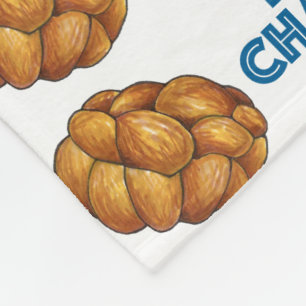 Cobertor De Velo Feliz Challah Dias Feriado Judeu Hanukkah Bread