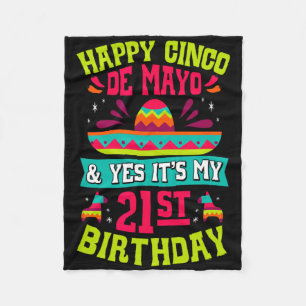 Cobertor De Velo Feliz Cinco De Mayo E Sim É Minha aniversário de 2