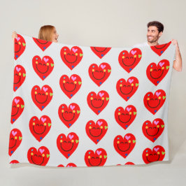 Cobertor De Velo Feliz Coração!