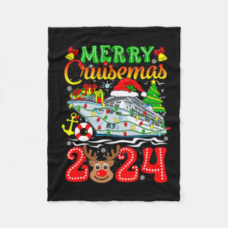 Cobertor De Velo Feliz Cruisemas 2024 Cruise Christmas Rudolph Xmas