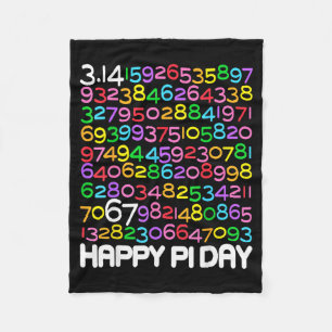 Cobertor De Velo Feliz dia 3.14 amante da matemática 67 professor d