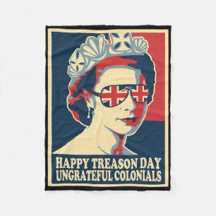 Cobertor De Velo Feliz Dia 4 De Julho De Coloni Britânico