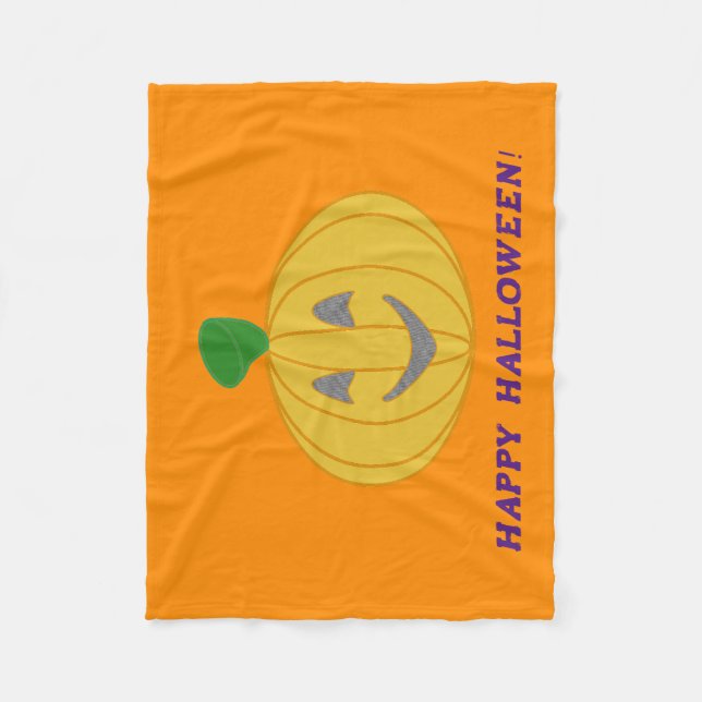 Cobertor De Velo Feliz Dia das Bruxas (Frente)