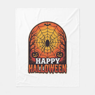 Cobertor De Velo Feliz Dia das Bruxas Teia de Aranha Desenho de Gra