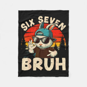 Cobertor De Velo Feliz Dia de Páscoa 67 Seis Sete Bruh Dabbing Coel