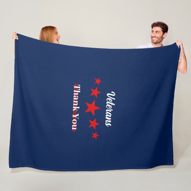 Cobertor De Velo Feliz Dia dos Veteranos (In Situ)