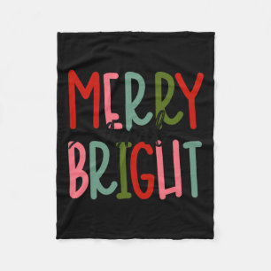 Cobertor De Velo Feliz E Feliz Natal Meninas Crianças
