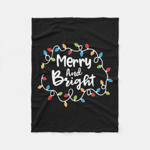 Cobertor De Velo Feliz E Papais noeis Brilhantes De Natal Pajam