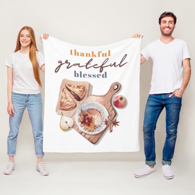 Cobertor De Velo Feliz Feliz Abençoado Boho Ação de Graças (In Situ)