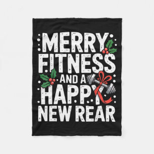 Cobertor De Velo Feliz Fitness Feliz Ano Novo Treino de Traseiro Fi
