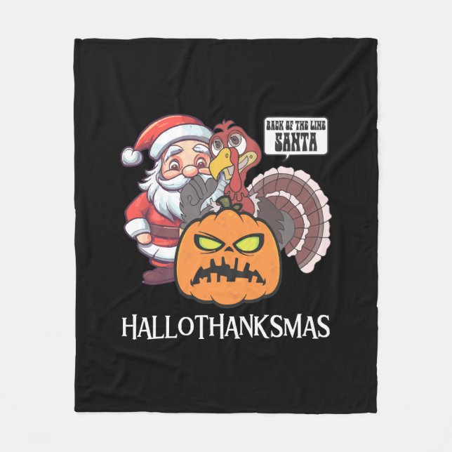 Cobertor De Velo Feliz Hallothanksmas (Frente)