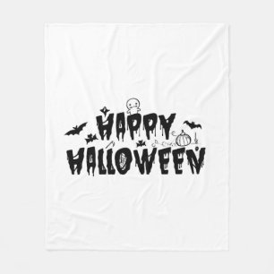Cobertor De Velo Feliz Halloween