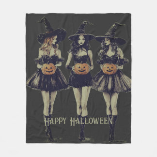 Cobertor De Velo Feliz Halloween Garotas 