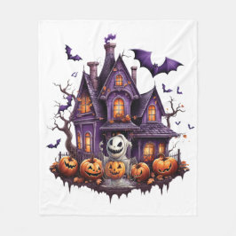 Cobertor De Velo Feliz Halloween Ghoul