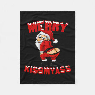 Cobertor De Velo Feliz Hilariante Papais noeis de Natal Kissmy