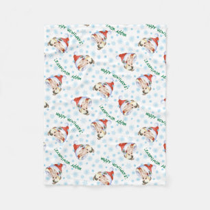 Cobertor De Velo Feliz Howlidays Chinês Fleece Blanket