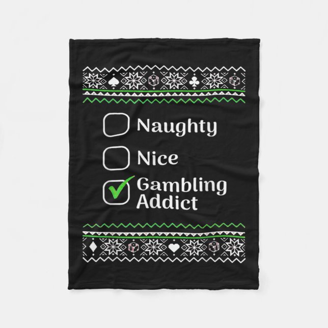 Cobertor De Velo Feliz Jogo Viciado no Natal (Frente)