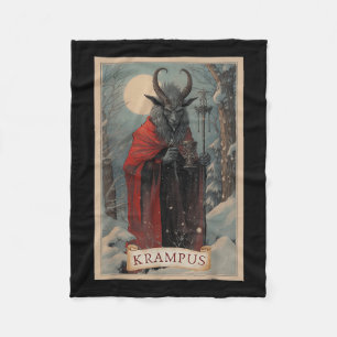 Cobertor De Velo Feliz Krampus Horror Natal Ugly Sweater Mau P
