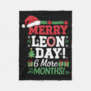 Cobertor De Velo Feliz Leon Day Noel Ckwards Engraçado Contagem de
