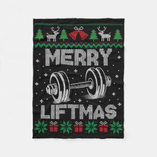 Cobertor De Velo Feliz Liftmas Engraçado Malhação de Workout de Nat