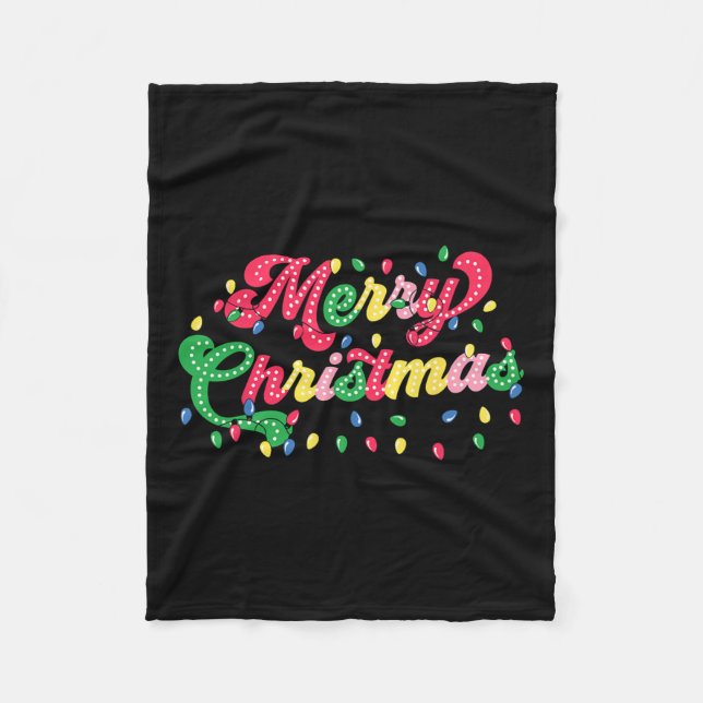 Cobertor De Velo Feliz Natal 2024 - Festa de Natal (Frente)