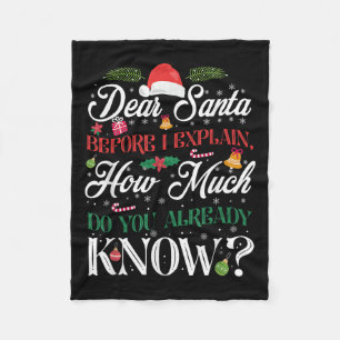 Cobertor De Velo Feliz Natal Caros Papais noeis Quanto Você Sabe