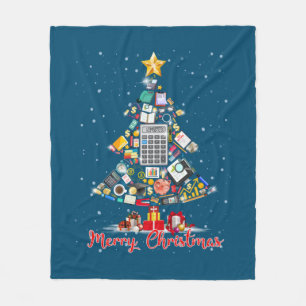 Cobertor De Velo Feliz Natal Contador Papai Noel Árvore de Natal CP