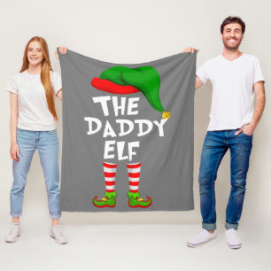 Cobertor De Velo Feliz Natal Da Família, O Pai Elf