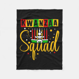 Cobertor De Velo Feliz Natal da Família Quadrada de Kwanza Feliz Af