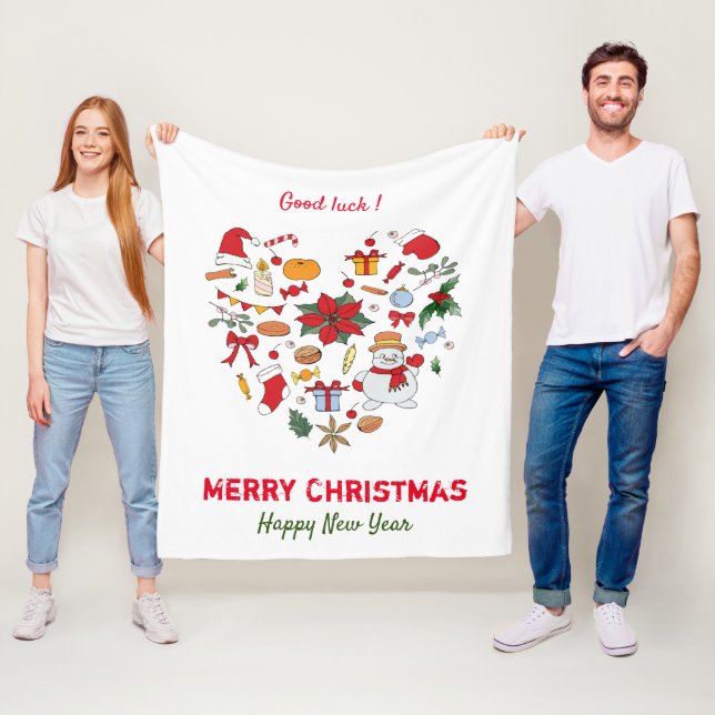 Cobertor De Velo Feliz Natal e Ano Novo (In Situ)