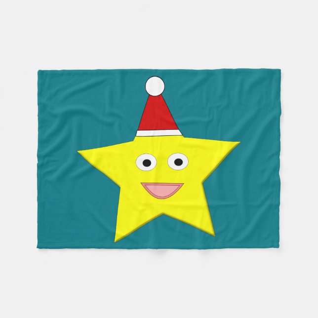 Cobertor De Velo Feliz Natal - Estrela de Cerveja (Frente (Horizontal))