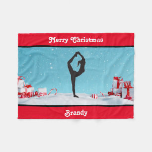 Cobertor De Velo Feliz Natal Ginasta / Coração Escorpião
