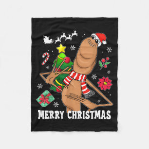 Cobertor De Velo Feliz Natal Marcus The Worm Divertido Meme Desenfr
