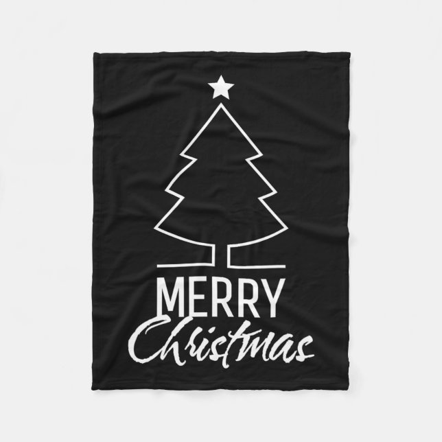 Cobertor De Velo Feliz Natal Mulheres Homens Crianças Meninas Xmas  (Frente)