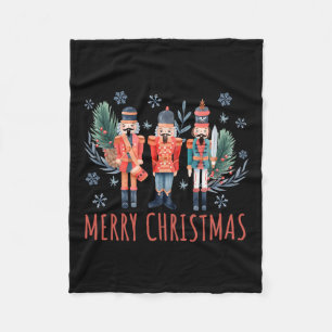 Cobertor De Velo Feliz Natal Nutcracker Balé Festivo Xmas Men