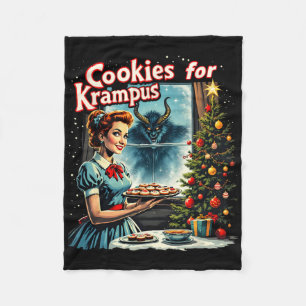 Cobertor De Velo Feliz Natal Xmas Cookies Para Krampus Graphic U