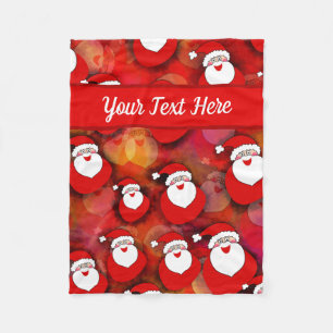 Cobertor De Velo Feliz Pai Natal Sem Olhos