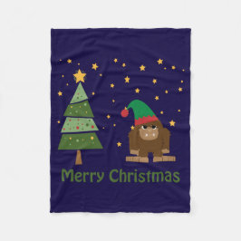 Cobertor De Velo Feliz Pé Grande de Natal