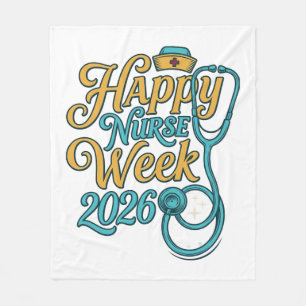 Cobertor De Velo Feliz Semana das Enfermeiras 2026 Camisa de Esteto
