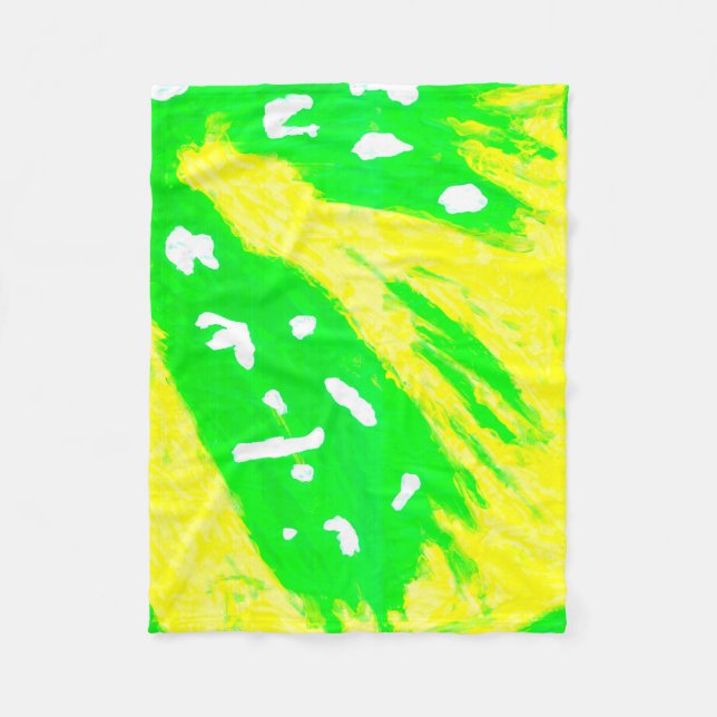 Cobertor De Velo Feliz Sentimento de Folga (Frente)