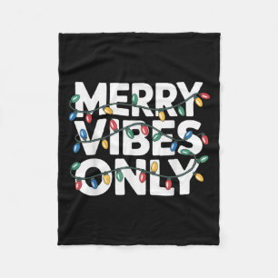 Cobertor De Velo Feliz Vibes Apenas Felicidades De Natal Para Celeb