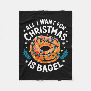 Cobertor De Velo Feliz Xmas Tudo O Que Quero É Que Homens De Bagel