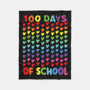 Cobertor De Velo Felizes 100 Dias De Escola Alunos Professores Home
