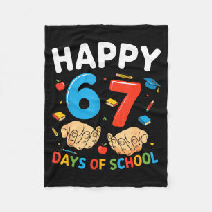 Cobertor De Velo Felizes 67 Dias De Escola Seis Sete Meme Menino Me