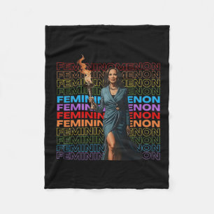 Cobertor De Velo Femininômeno Funny Kamala Harris