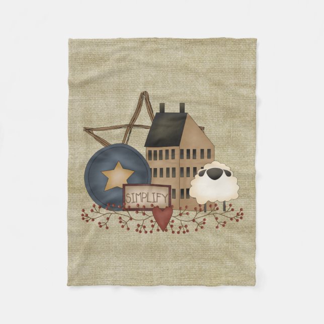 Cobertor De Velo Fenda de bordo primitiva SIMPLIFICA (Frente)