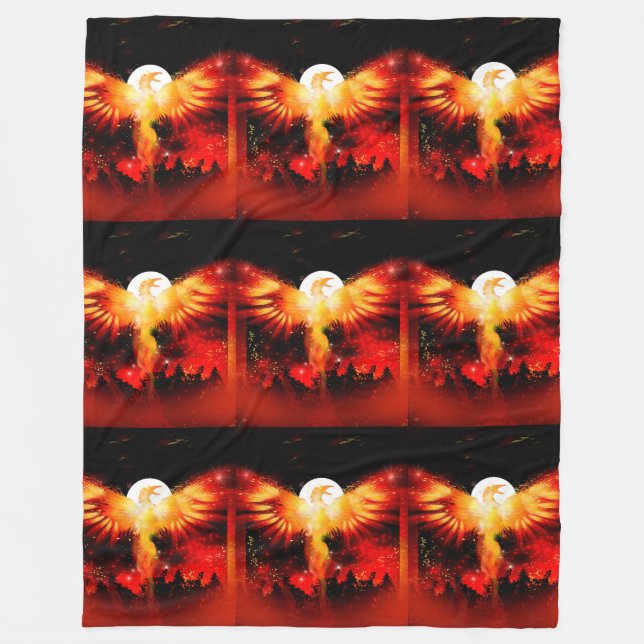 Cobertor De Velo Fênix Ascensão Blanket (Frente)