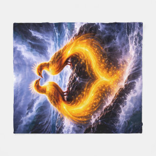 Cobertor De Velo Fênix Gêmeas da Luz Eterna